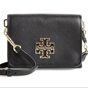 TORY BURCH BRITTEN LEATHER CROSSBODY BAG